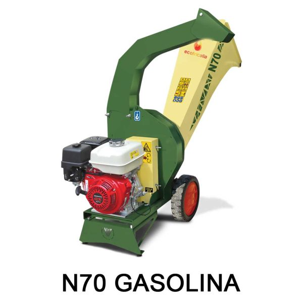 Astilladora Refinadora N70 con motor Honda GX200 de gasolina, ligera y portátil para uso en exteriores