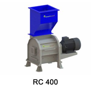 Refinador de madera RC400 compacto y robusto, ideal para configuraciones industriales reducidas.