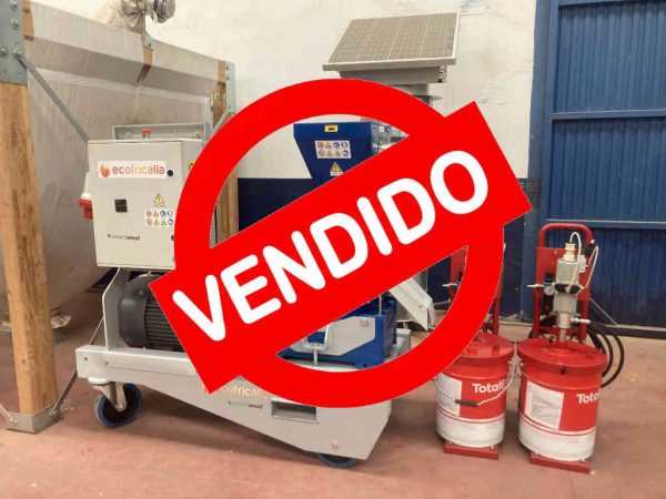 Peletizadora Industrial PLT400 de Segunda Mano (250 kg/h, 22KW)