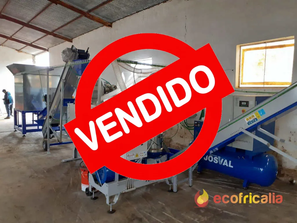 Planta Media 2 PLT400 Reacondicionada (250 kg/h) y Sistema Ensacado Manual PKG-VBR