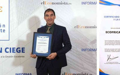Ecofricalia recibe el CIEGE – Certificado Informa elEconomista a la Gestión Excelente