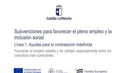 Ecofricalia recibe la ayuda “Línea 1. Ayudas para la contratación indefinida” de la JCCM