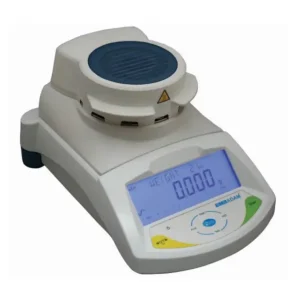 Termobalanza para control de humedad en biomasa.