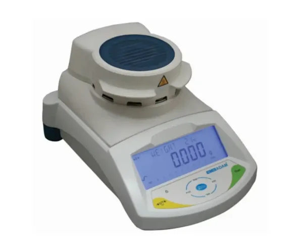 Termobalanza para control de humedad en biomasa.