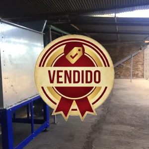 Planta de peletizado Media C con peletizadora PLT800 reacondicionada, vista general