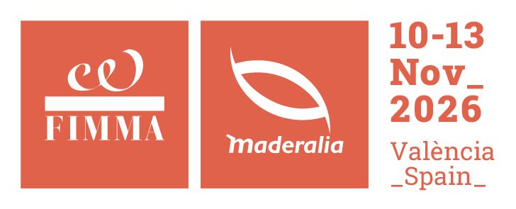 Logo de FIMMA + Maderalia 2026, del 10 al 13 de noviembre en Feria Valencia